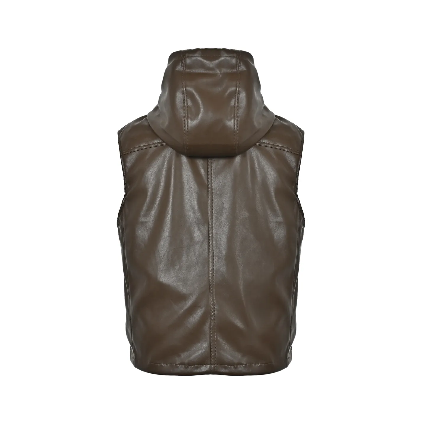 Louis Vuitton/Louis Vuitton checked leather double-sided vest